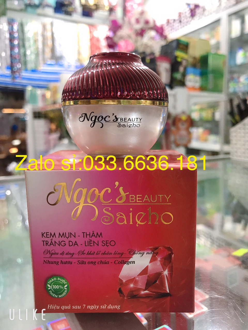 [Chuẩn Hàng Cty 100%] Kem Ngọcs Beauty Saieho Mụn - Thâm - Trắng Da - Liền Sẹo - Ngừa Dị Ứng - Se Khít Lỗ Chân Lông - Chống Nắng 20G