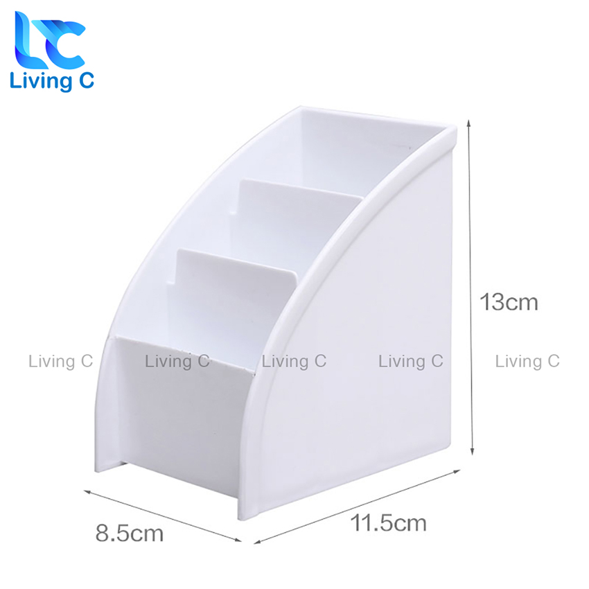 Kệ đựng bút để bàn Living C Hộp đựng bút kệ đựng mỹ phẩm remote đa năng để bàn