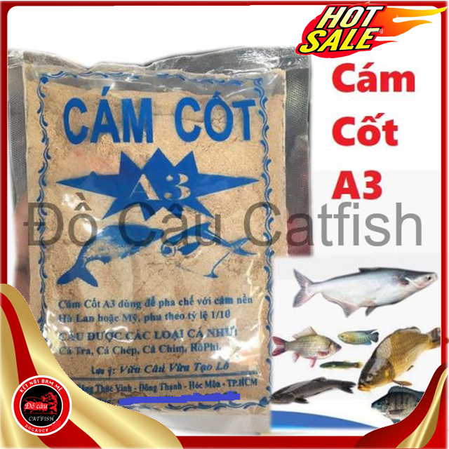 GÓI CÁM CỐT A3 CÂU CÁ CHÉPTRA.RÔ-CÁM CỐT VÀNG A3-MỒI CÂU CÁ CHÉP-MỒI CÂU CÁ TRA