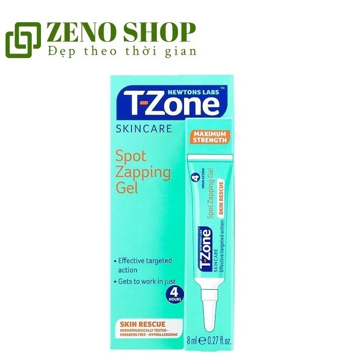 [Hcm]Chấm Mụn Siêu Tốc T - Zone Skinc Spot Zapping Gel 8Ml