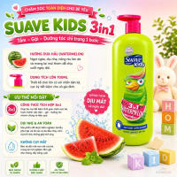 Sữa Tắm Gội Suave Kids 3 Trong 1 - 700ml Thơm Mát & Dịu Nhẹ Dùng Được Cho Bé Và Cả Gia Đình