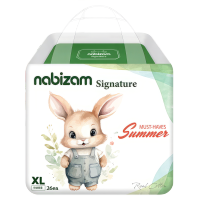 Tã/Bỉm Đêm NABIZAM Signature Summer Hàn Quốc Mềm Mại Thoáng Khí Siêu Thấm Hút Size L30/XL26/2XL22 Cho Bé 8-22kg