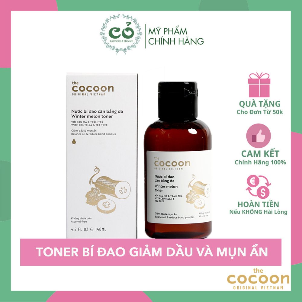 [Hcm]Nước Cân Bằng Bí Đao Dưỡng Ẩm Và Làm Dịu Da Cocoon