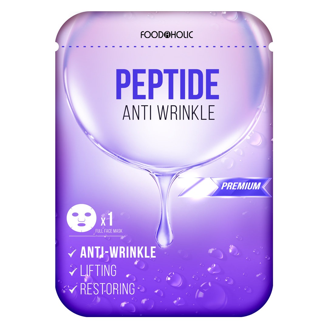 [PREMIUM] Mặt Nạ Nâng Cơ Giảm Nhăn Ngăn Ngừa Lão Hóa Foodaholic Peptide Anti Wrinkle Mask 23ml