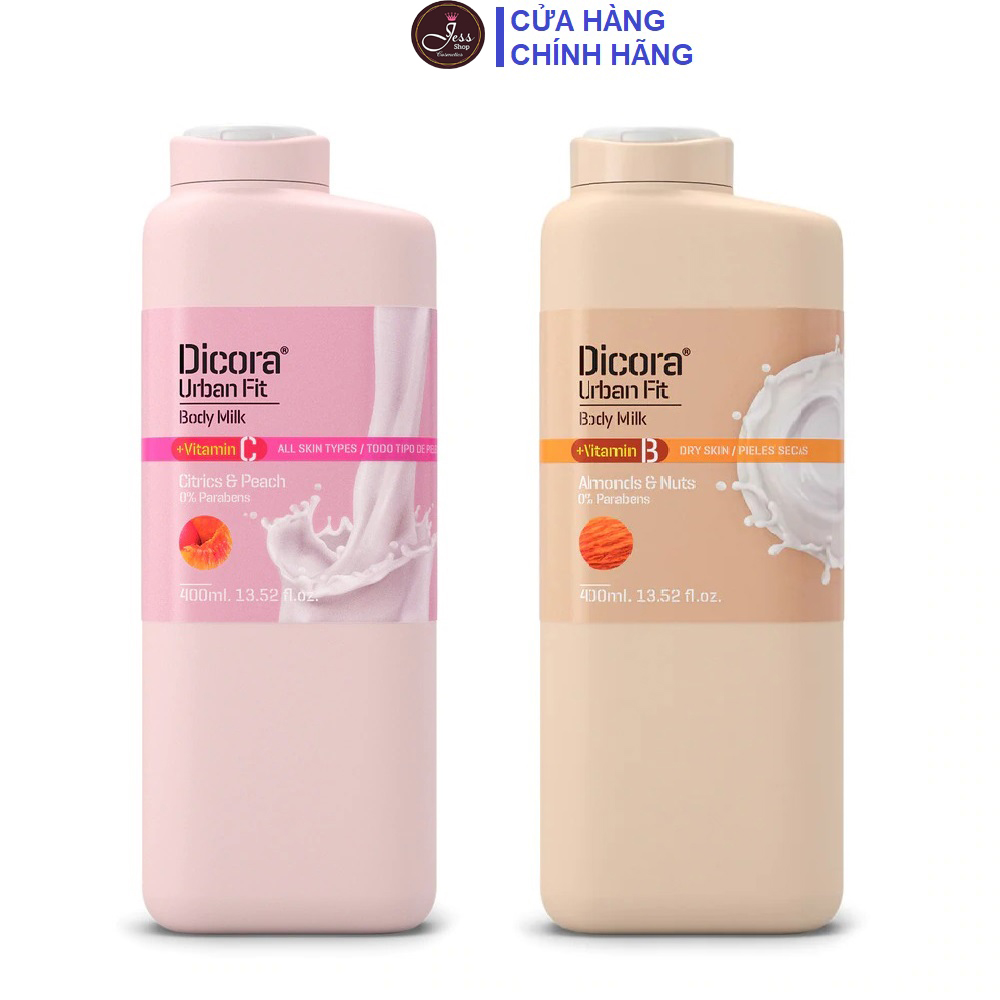 Sữa Dưỡng Thể Dicora Urban Fit Body Milk 400Ml