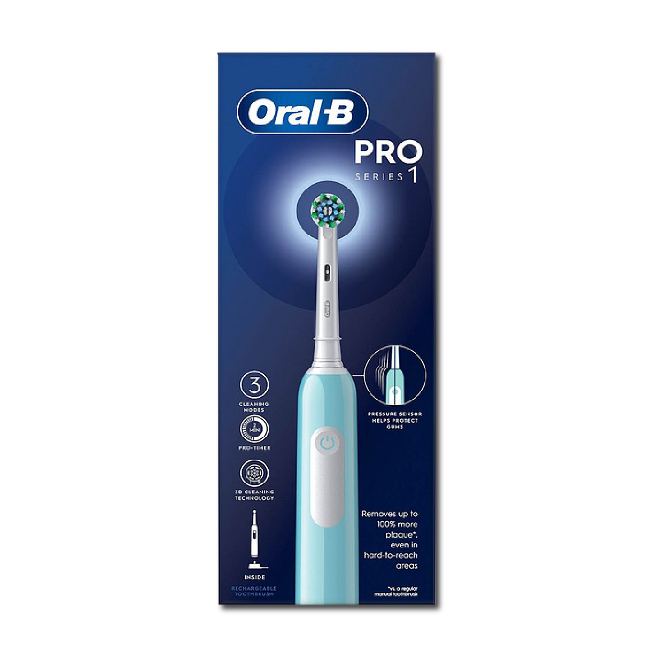 Bàn Chải Điện Oral-B Pro 1 700 - Làm Sạch 3DAction Đầu Chải Tròn Sạch Răng Vượt Trội Made In Germany