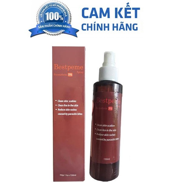 Bestpeme Spray 150Ml Dung Dịch Xịt Ghẻ