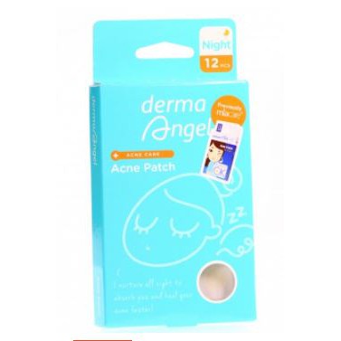 [Hcm]Miếng Dán Mụn Derma Angle Dùng Ban Đêm 12 Miếng