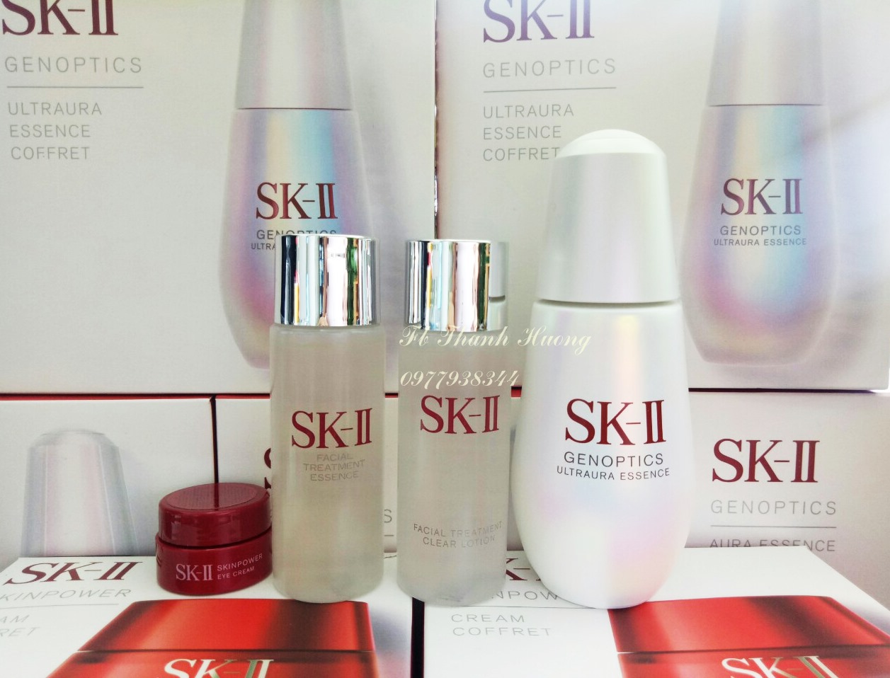 (Có Bill - Nội Địa) Set Skii Serum Dưỡng Trắng Da Ultraura Essence 50Ml - Tinh Chất Dưỡng Trắng Da Mẫu Mới 2021