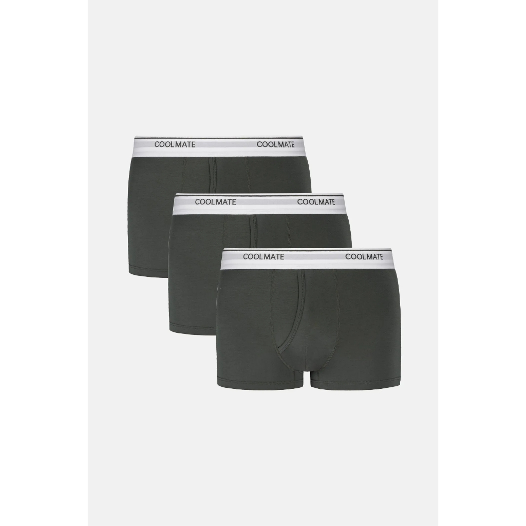 [SALE TẾT]COMBO 3 Quần lót sịp đùi boxer nam Trunk Bamboo kháng khuẩn cao cấp Coolmate