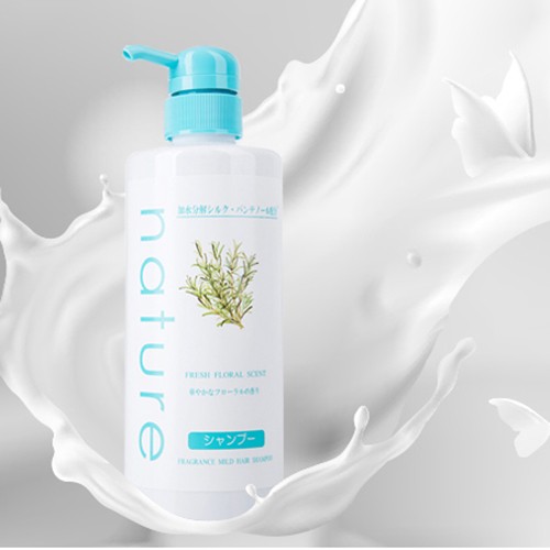 Dầu gội thảo dược Naris Nature Fresh Floral Scent Fragrance Mild Hair Shampoo 500ml