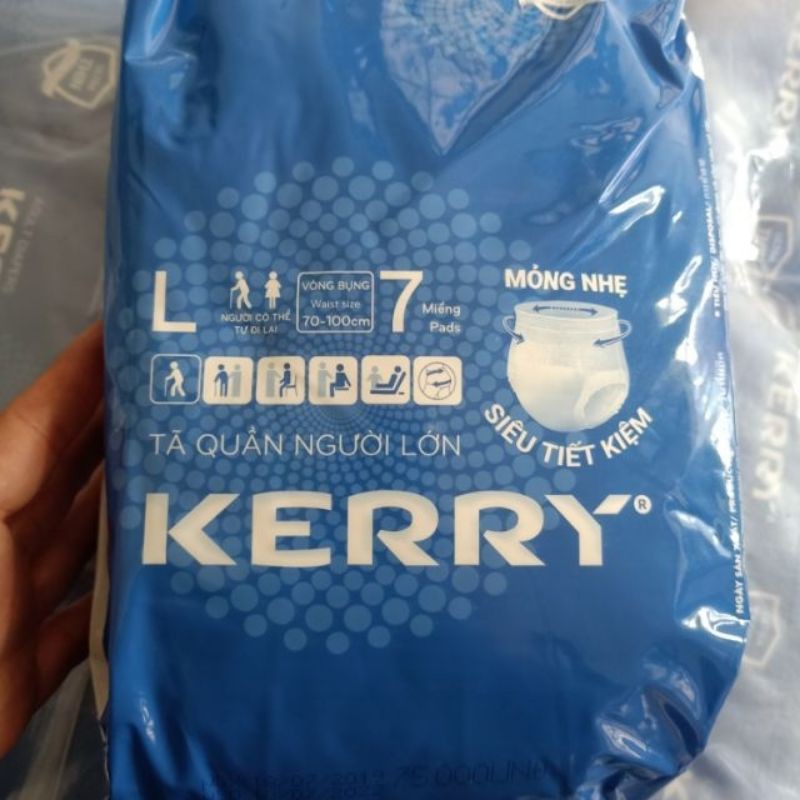 Combo 5 Gói Bỉm Quần Kerry Size M 8L 7