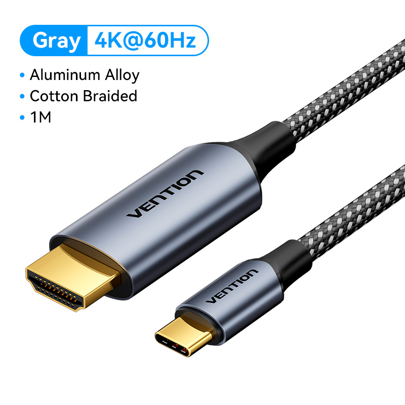 Vention Type C to HDMI Cable 8K 60Hz HD Adapter for SAMSUNG S24 Ultra S23 S22 Huawei Mate 60 40 Pro