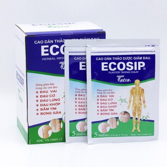 Esosip - Cao Dán Thảo Dược Giảm Đau