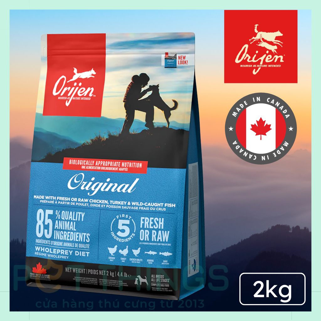 Orijen Original Dog - Thức Ăn Hạt Cho Chó Mọi Lứa Tuổi
