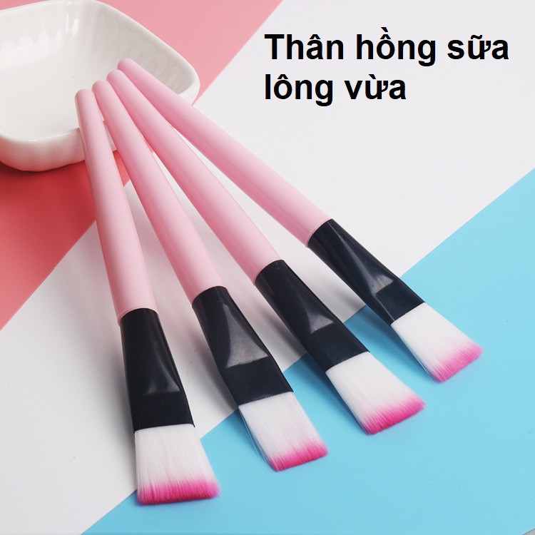 Combo 2 Cọ Quét Mặt Nạ Hapu Organic Cọ Giúp Quét Mặt Nạ Nhanh Hơn Và Đều Hơn Cọ Thân Hồng Sữa Tiện Dụng Dễ Sử Dụng