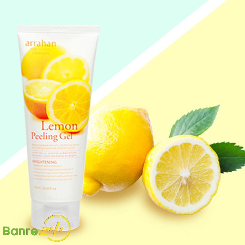 TẨY TẾ BÀO CHẾT AN TOÀN DA MẶT VÀ BODY ARRAHAN LEMON PEELING GEL 180ML