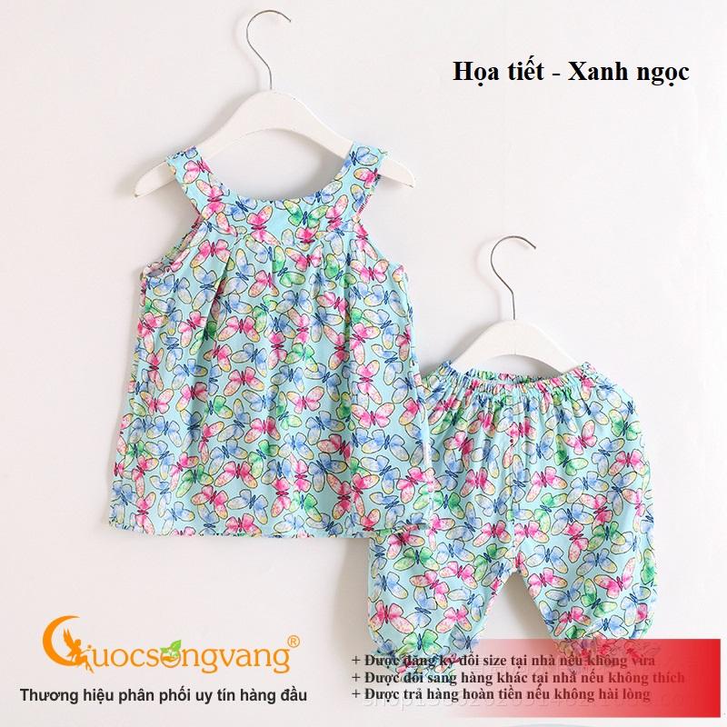 Bộ đồ bé gái vải tole set đồ bé gái mùa hè GLSET040 Cuocsongvang