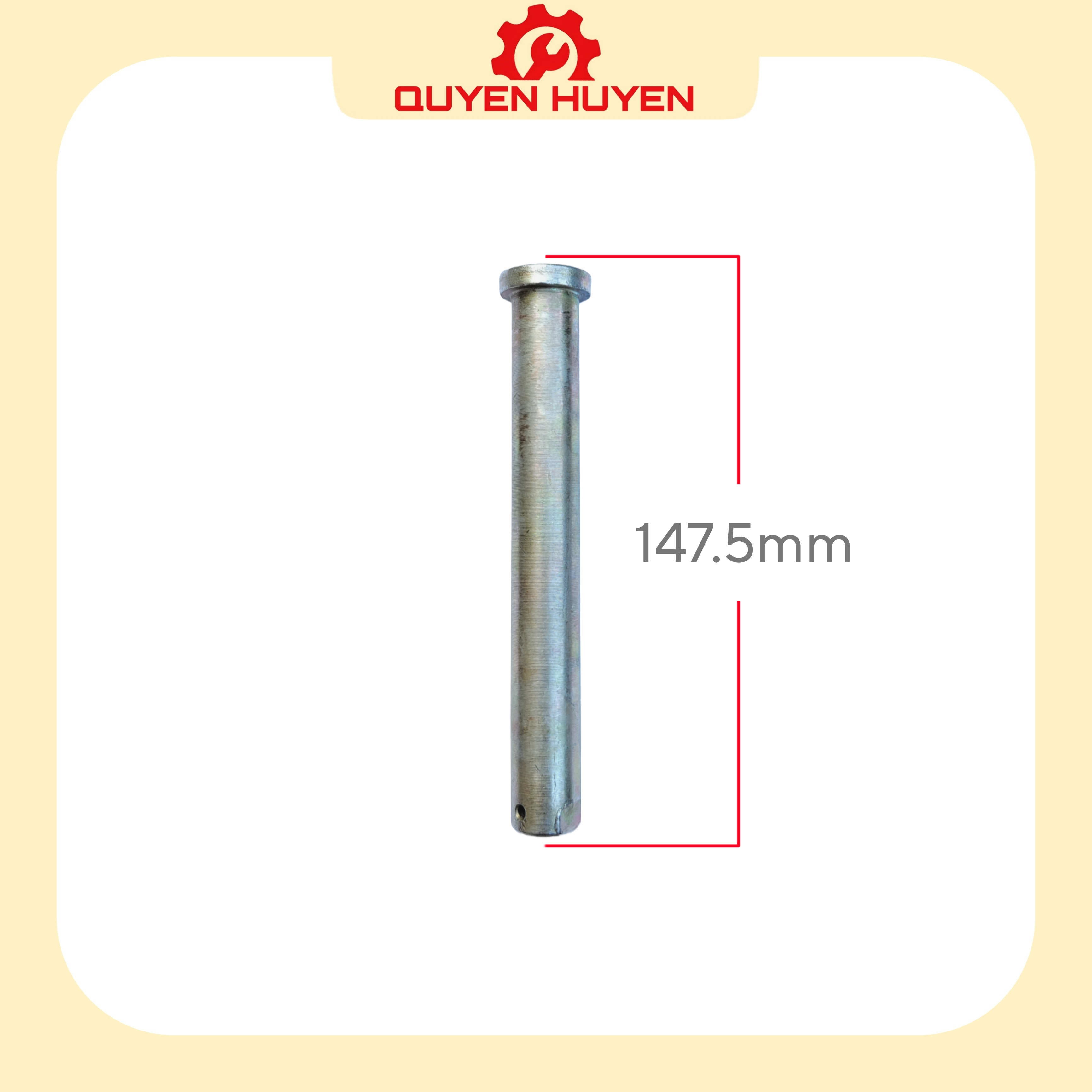 Trục chân chống giữa - Cốt chống đứng xe máy Honda Yamaha SYM - Dream Wave Angel Future Air Blade Le