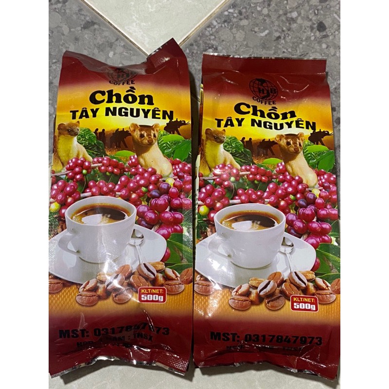 [ ĐẶC SẢN TÂY NGUYÊN ] Cà Phê Chồn Tây Nguyên Dạng Bột Loại Thượng Hạng Thơm Ngon - Giá Cực Rẻ Cafe 