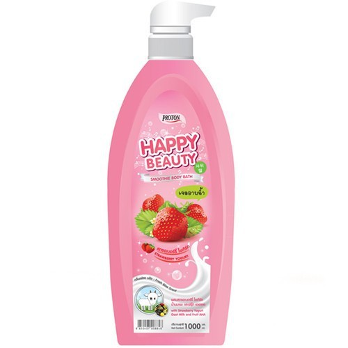 Sữa Tắm Hương Trái Cây Happy Beauty Thái Lan 1000Ml - Hương Dâu