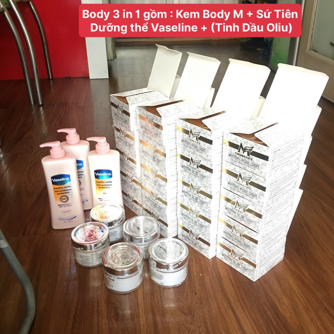 Kem Body Dưỡng Trắng Da M Cos.metics [ Hàng Chính Hãng - Shop Pha ] Được Bào Chế Từ Thành Phần D.na Từ Cá Hồi Giữ Ẩm Làm Mềm Da Se Khít Lỗ Chân Lông Nuôi Dưỡng Và Làm Trắng Sáng Da Từ Bên Trong. Bảo Vệ Da Khỏi Ánh Nắng Mặt Trời.