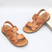 Sandal Nam Da Bò Cao Cấp HT.NEO Đế Kếp Dẻo Kết Hợp Với Đế Mát-Xa Mang Đến Sự Thoải Mái Êm Ái Trong Từng Chuyển Động