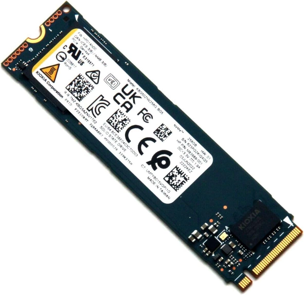 Cứng SSD Kioxia BG5 2280 256GB PCIe M.2 NVMe Gen4 x4 -Chính Hãng Bảo Hành 1 Năm