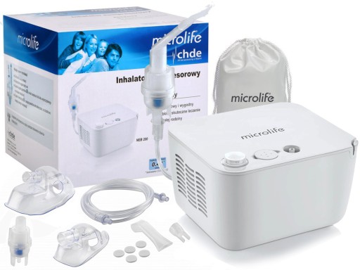 Máy Xông Mũi Họng Microlife Neb200 - Hàng Chính Hãng Bảo Hành 3 Năm