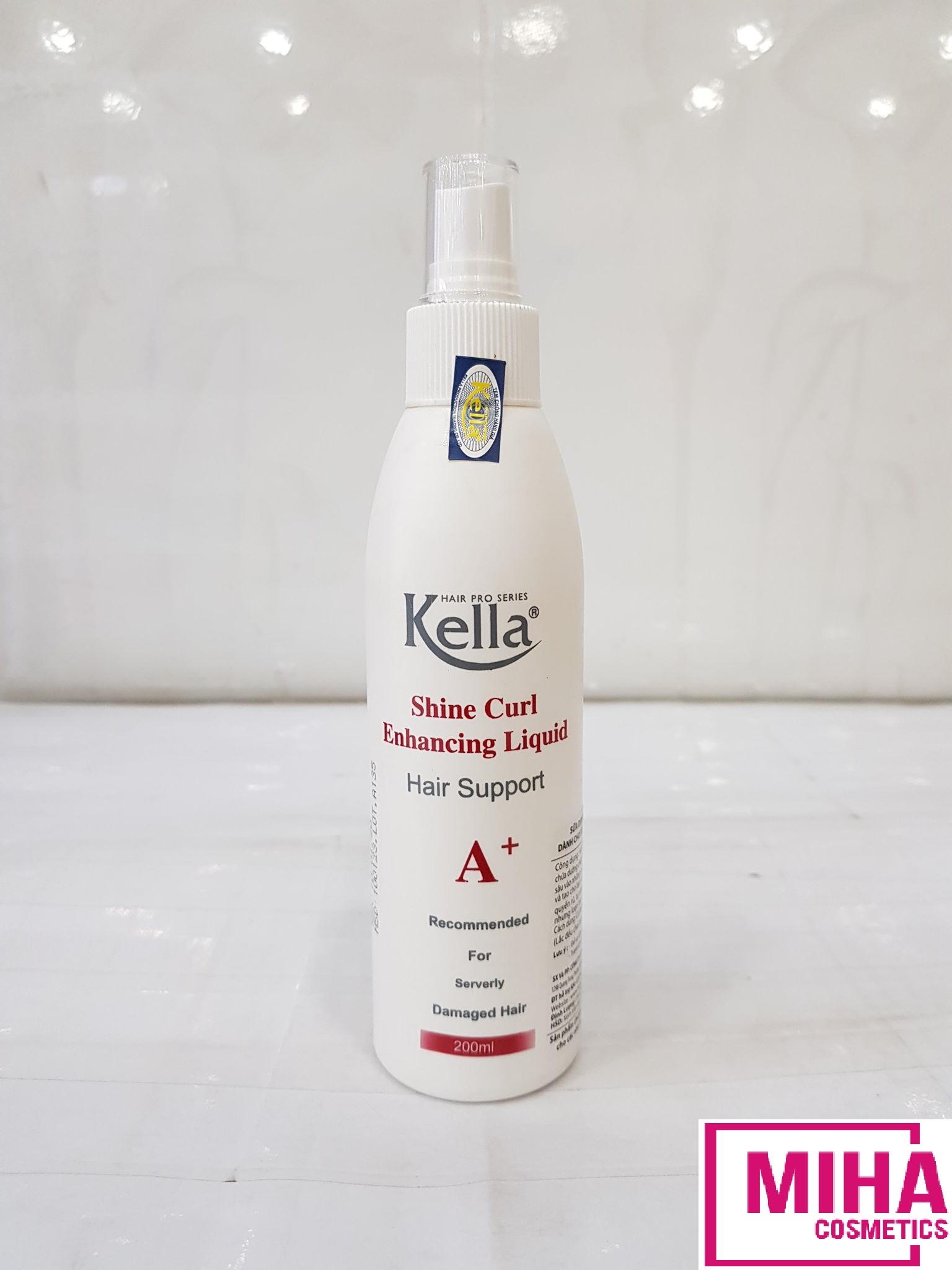 [Hcm]Xịt Dưỡng Tóc Uốn Xoăn Kella Shine Curl 200Ml