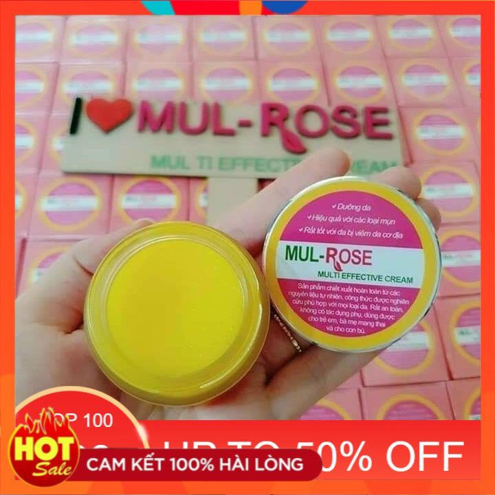 Kem bôi da mulrose viêm da cơ địa  rạn da  kem nghệ mul rose hết mụn  nứt gót chân 30gr