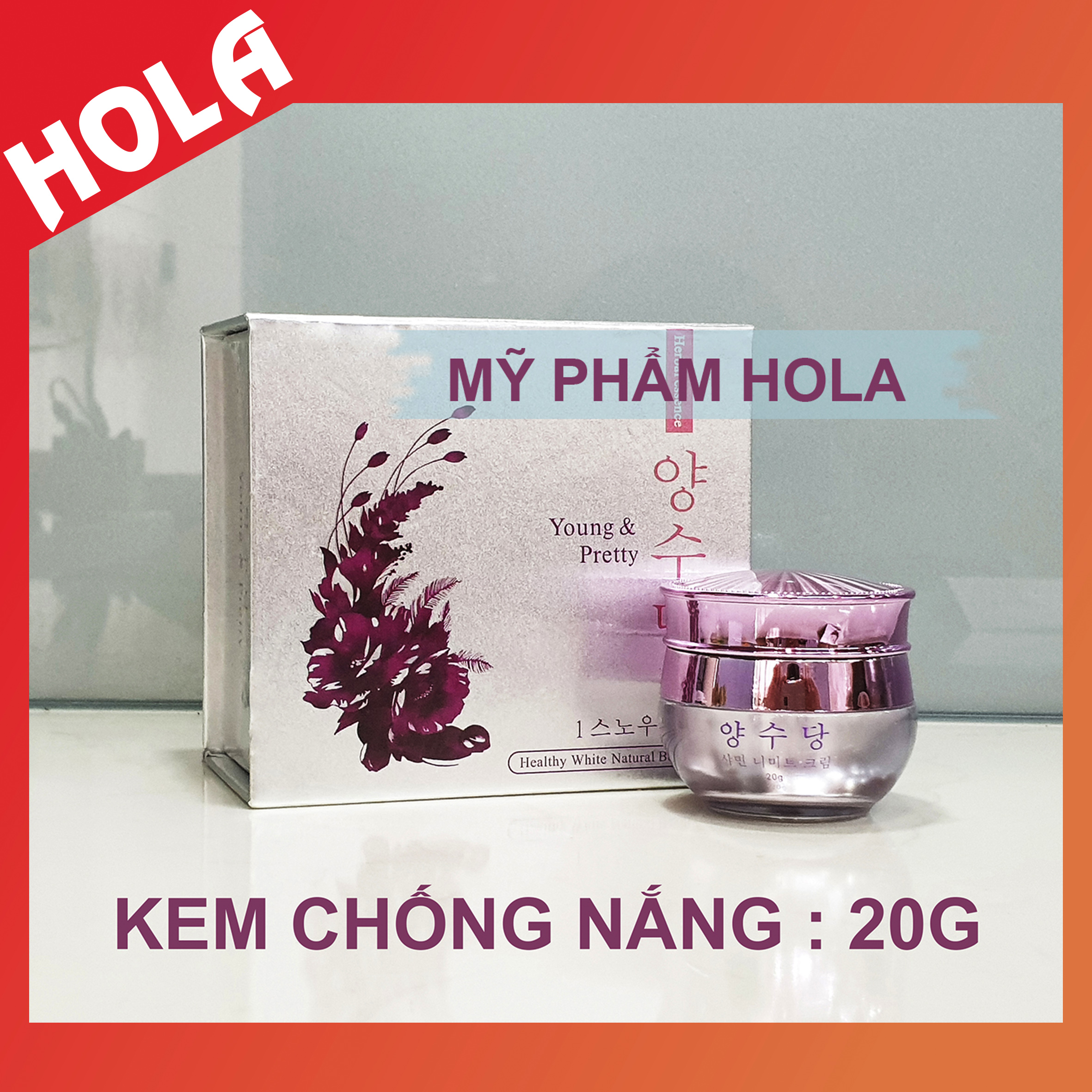 [Chính Hãng] Kem Chống Nắng Young Pretty Hàn Quốc Giúp Chống Nắng Và Dưỡng Ẩm Cho Da Từ Hàn Quốc Mỹ Phẩm Young Pretty.