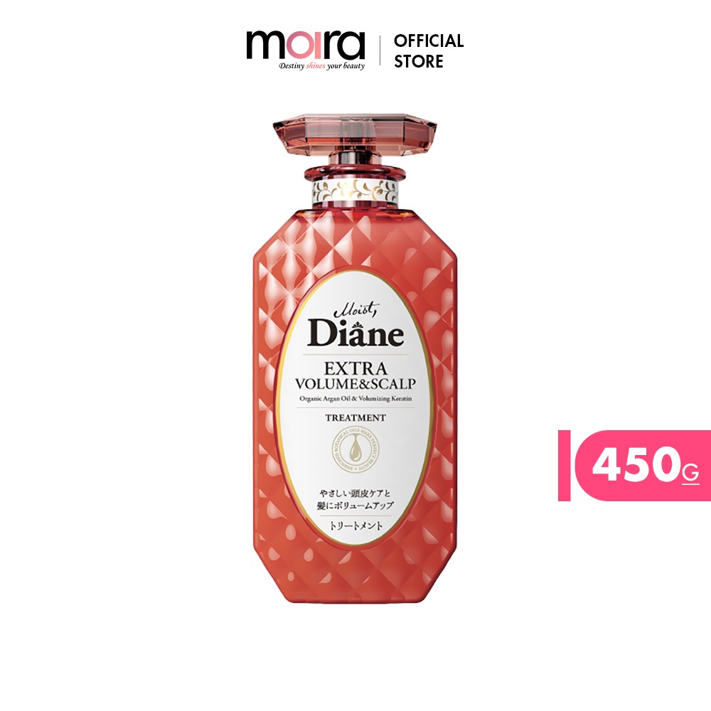 Dầu Xả Moist Diane Extra Volum & Scalp Treatment 450Ml