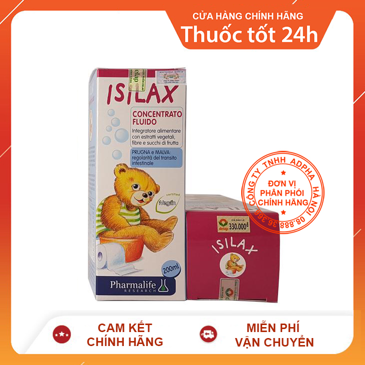 [Lấy Mã Giảm Thêm 30%] Isilax Bimbi - Thảo Dược Châu Âu Chống Táo Bón Trẻ Nhỏ