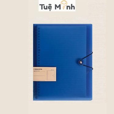 Bìa sổ còng sắt B5 màu Retro 8 lỗ P20 dành cho ruột B5 26 lỗ VPP Tuệ Minh -file binder làm sổ còng t