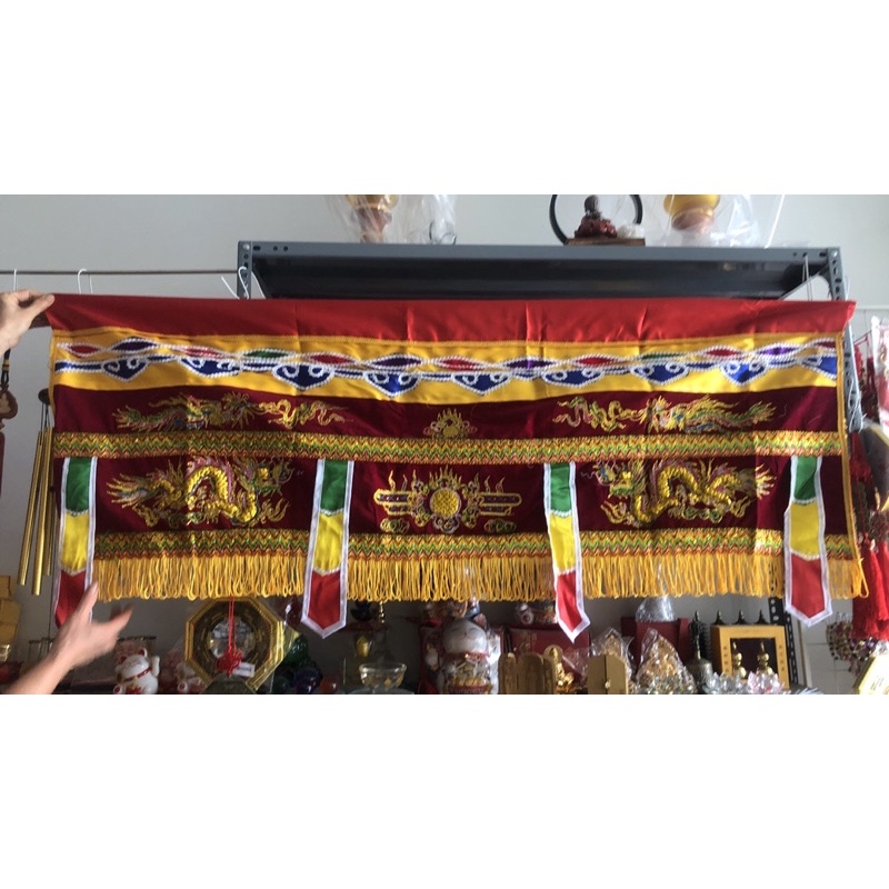 Y môn - rèm ban thờ - rèm cửa - đồ thờ cúng