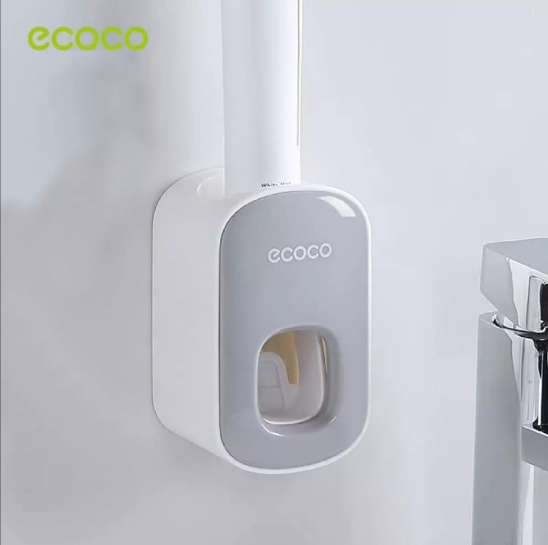 Bộ nhả kem đánh răng tự động ECOCOO. Kèm miếng dán cường lực siêu chắc. Dễ dàng lắp đặt không phải k