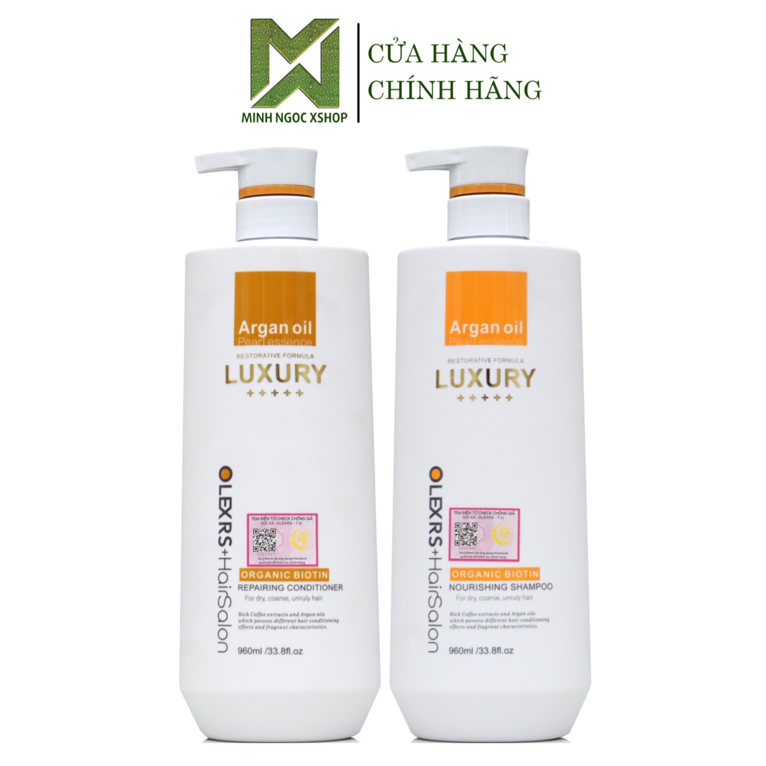 Dầu gội xả phục hồi chống rụng tóc Olexrs Hair Salon Luxury 500ML - 960ML mùi mới