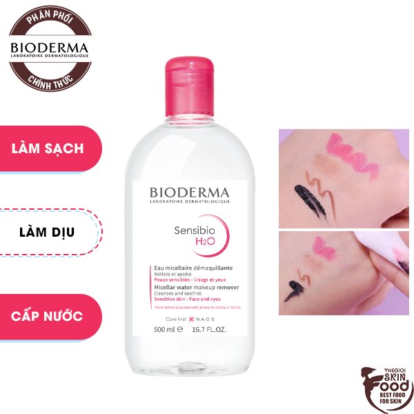 [Hcm]Nước Tẩy Trang Cho Da Nhạy Cảm Công Nghệ Micellar Bioderma Sensibio H2O