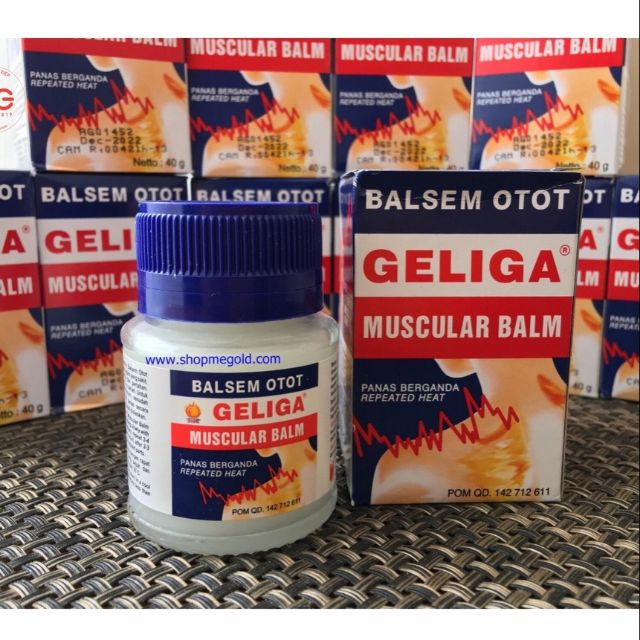 DẦU CÙ LÀ LỬA GELIGA 40G INDONESIA