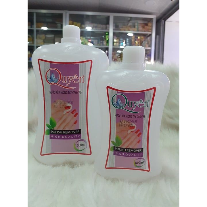 Nước rửa móng quyên cao cấp (aceton) 500ml - 1000ml sản phẩm chất lượng đảm bảo an toàn sức khỏe người dùng cam kết cung cấp mặt hàng đang được săn đón trên thị trường
