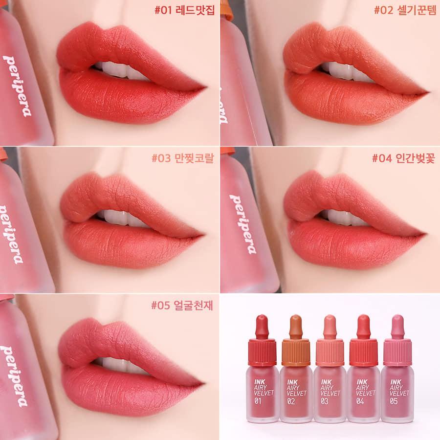 [HCM]Son kem Peripera Ink Airy Velvet Tint 2019