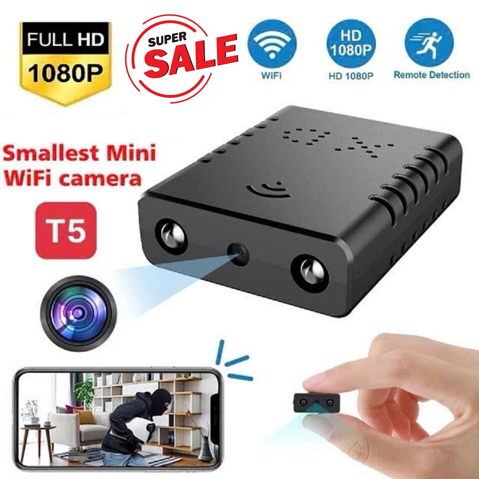 SUPER-SALE Xiaomi Camera Wifi Mini Hoàn Toàn Ẩn Chính Hãng Camera Siêu Nhỏ Mini Wifi Không Dây Camer