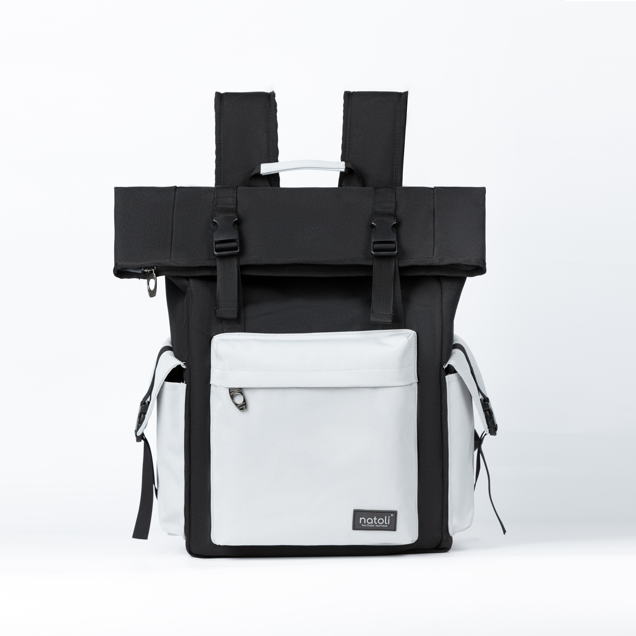 Balo Thời trang Thương Hiệu NATOLI BST FOLD BACKPACK B10 Cặp đựng laptop chất vải canvas kháng nướ