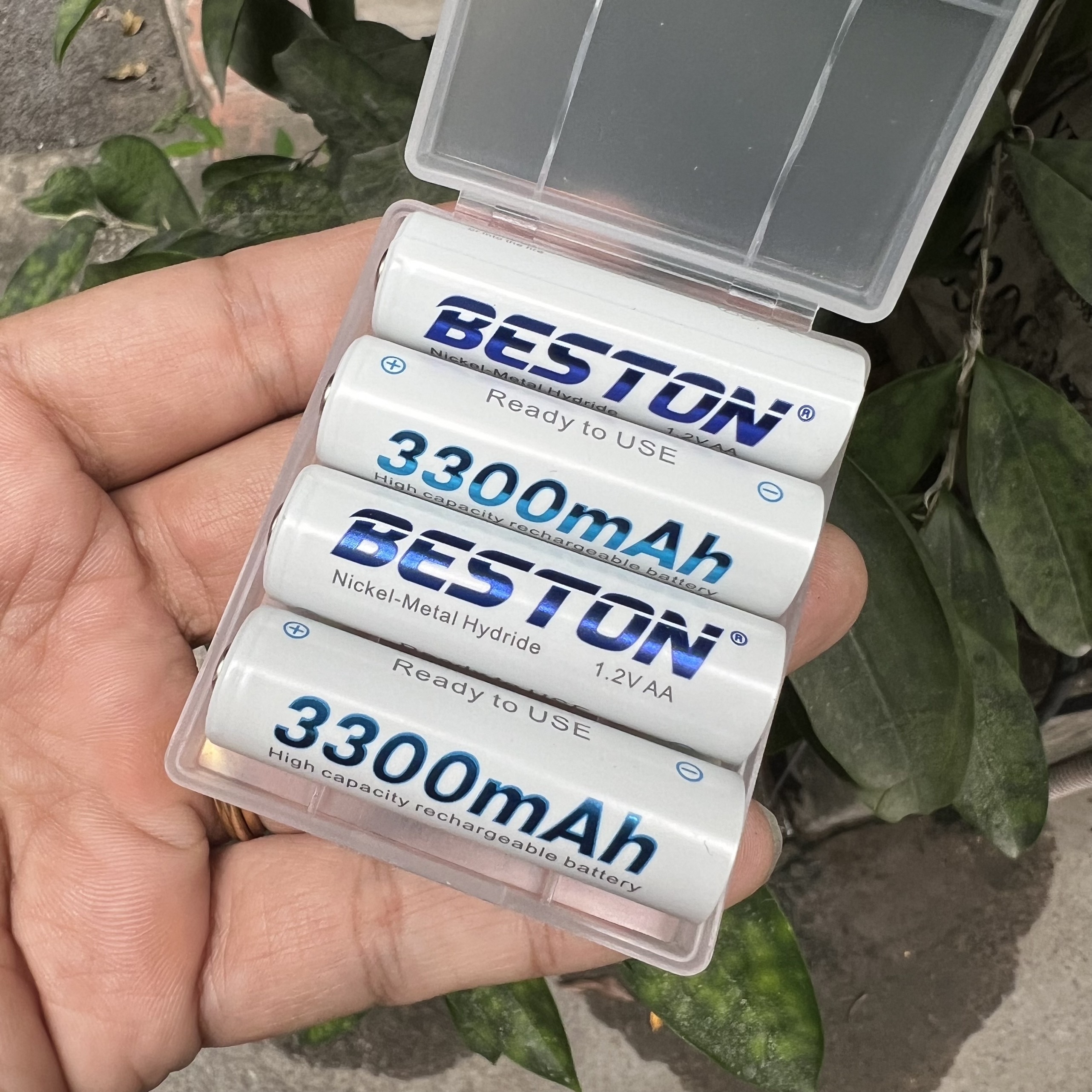 Pin sạc Beston AA AAA 3300mah 1.2V chính hãng pin sạc tiểu pin sạc đũa siêu bền 1000 lần sạc
