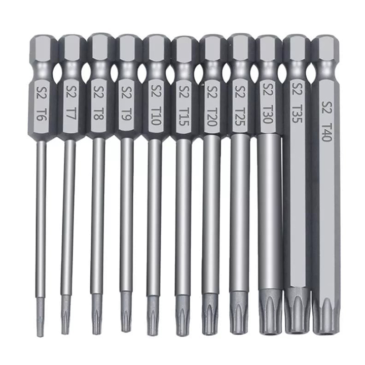 Tua vít lục giác bông - bộ vít lục giác hoa thị thép hợp kim S2