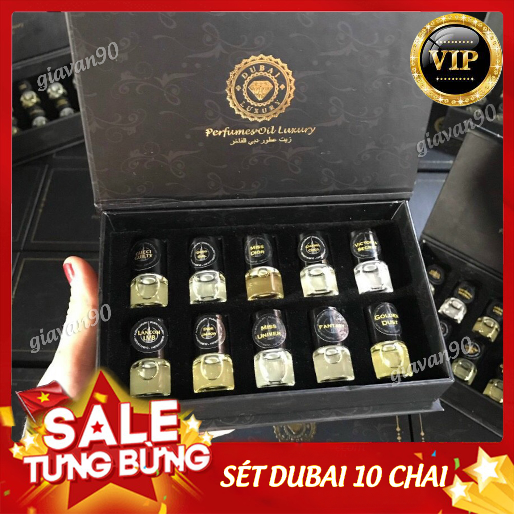 Sét Dubai 10 Lọ 💥Hot Nhất💥 Combo Nước Hoa 10 Mùi Thơm Nhất Được Dùng Nhiều