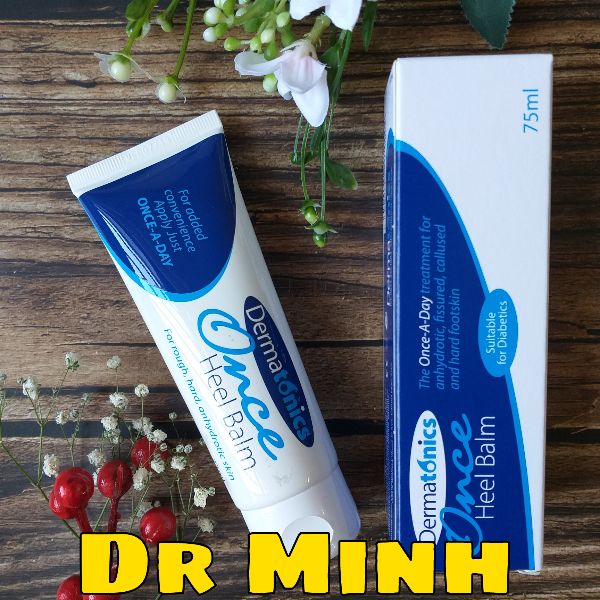 Kem Dưỡng Ẩm Once Heel Balm Dermatonics Giảm Nứt Nẻ Gót Chân Bàn Chân Ngón Chân Tay