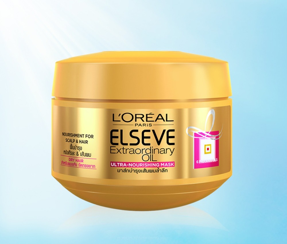 Kem Ủ Chiết Xuất Tinh Dầu Hoa Tự Nhiên Loreal Elseve Extraordinary Oil Ultra Nourishing 200Ml