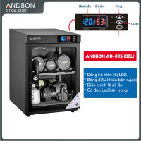 Tủ chống ẩm máy ảnh 10-30 Lít Andbon nhập khẩu hộp hút ẩm máy ảnh tự động chính hãng - Bảo hành 5 năm